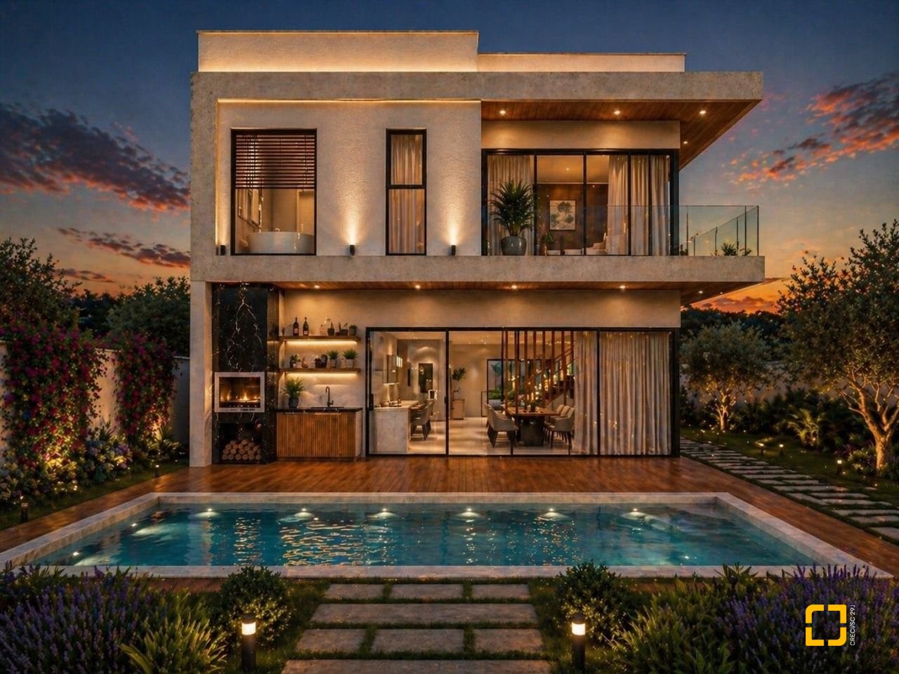 Casa de Condomínio com 370m², 8 quartos (sendo 4 suítes), 5 garagens, no bairro Ingleses em Florianópolis