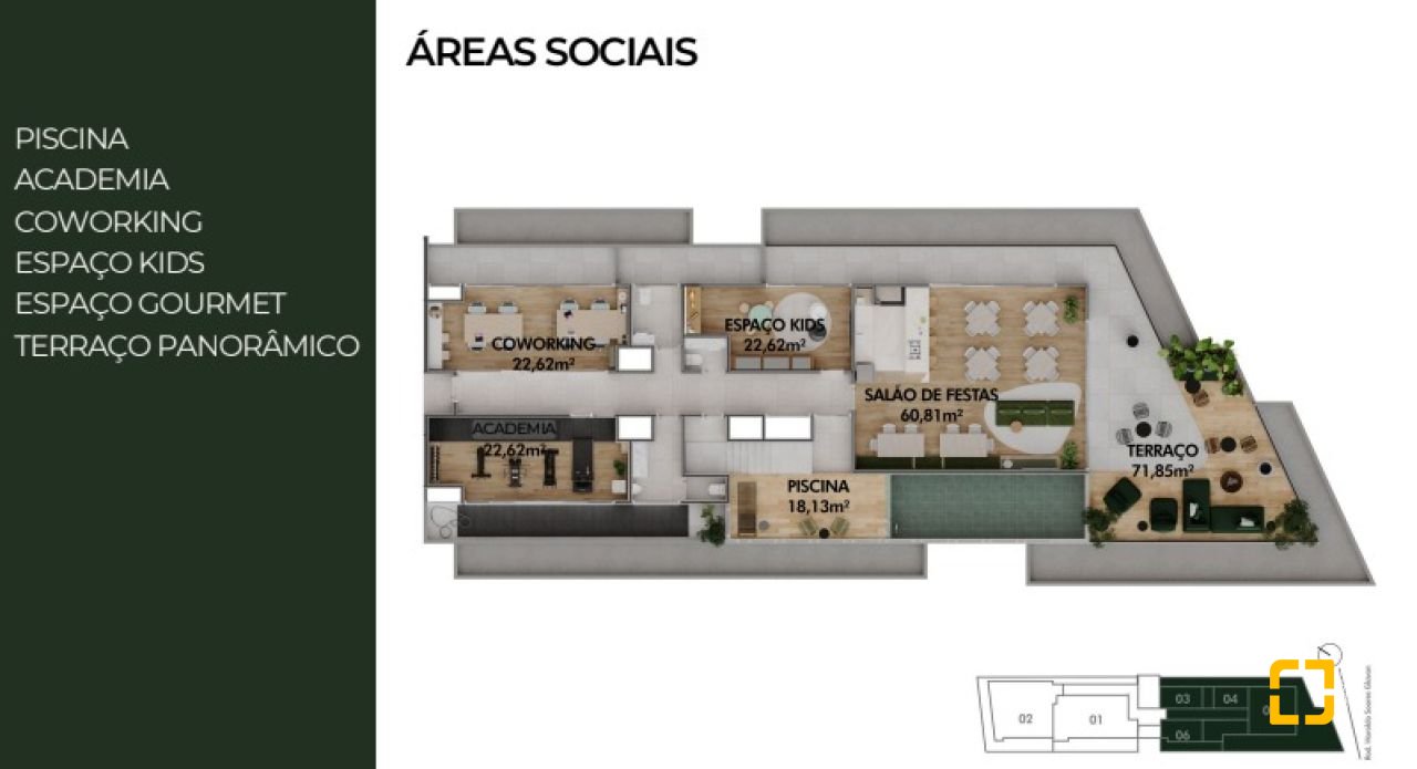 Apartamento com 93m², 2 quartos (sendo 1 suíte), 1 garagem, no bairro Cacupé em Florianópolis