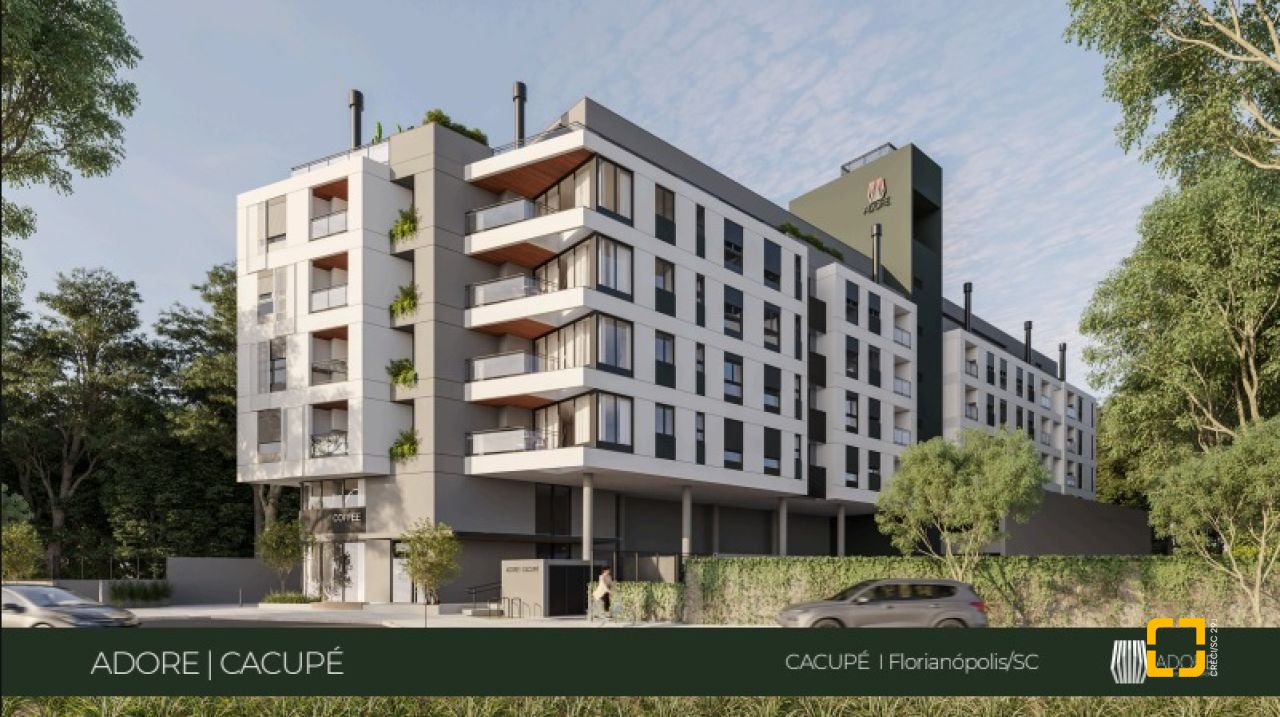 Apartamento com 93m², 2 quartos (sendo 1 suíte), 1 garagem, no bairro Cacupé em Florianópolis