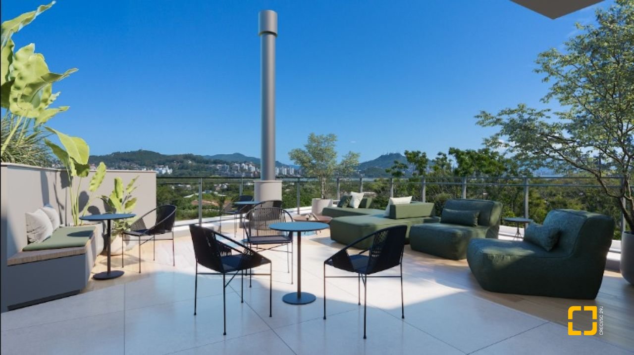 Apartamento com 93m², 2 quartos (sendo 1 suíte), 1 garagem, no bairro Cacupé em Florianópolis