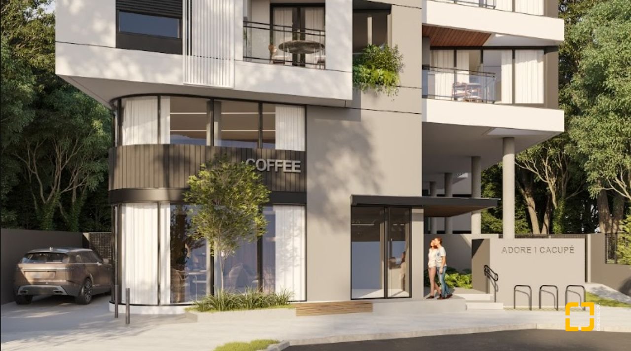 Apartamento com 93m², 2 quartos (sendo 1 suíte), 1 garagem, no bairro Cacupé em Florianópolis