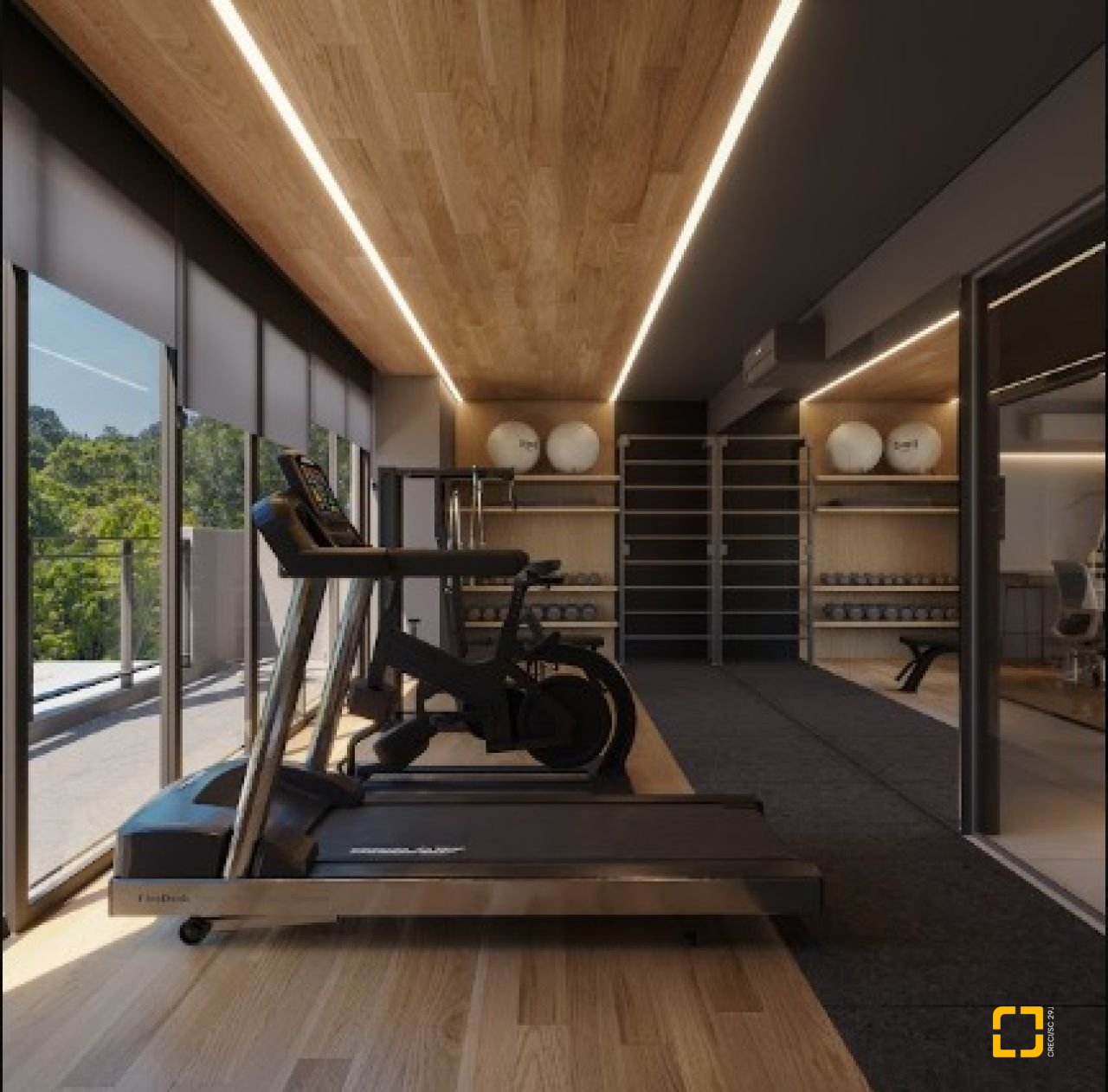Apartamento com 60m², 2 quartos (sendo 1 suíte), 1 garagem, no bairro Cacupé em Florianópolis