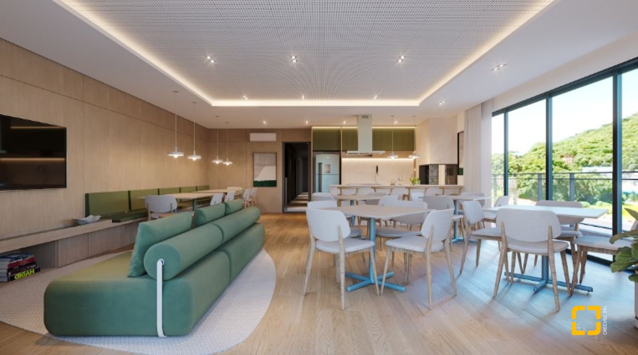 Apartamento com 60m², 2 quartos (sendo 1 suíte), 1 garagem, no bairro Cacupé em Florianópolis