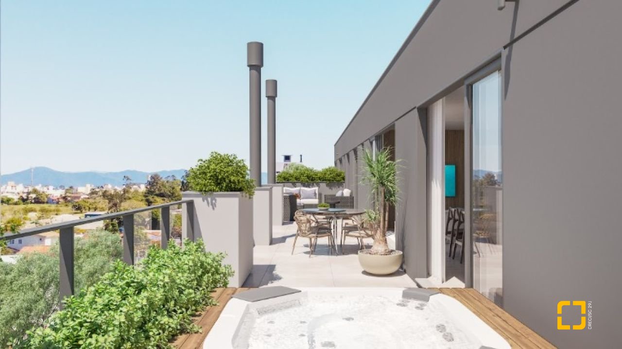 Cobertura com 128m², 2 quartos (sendo 1 suíte), 1 garagem, no bairro Cachoeira do Bom Jesus em Florianópolis
