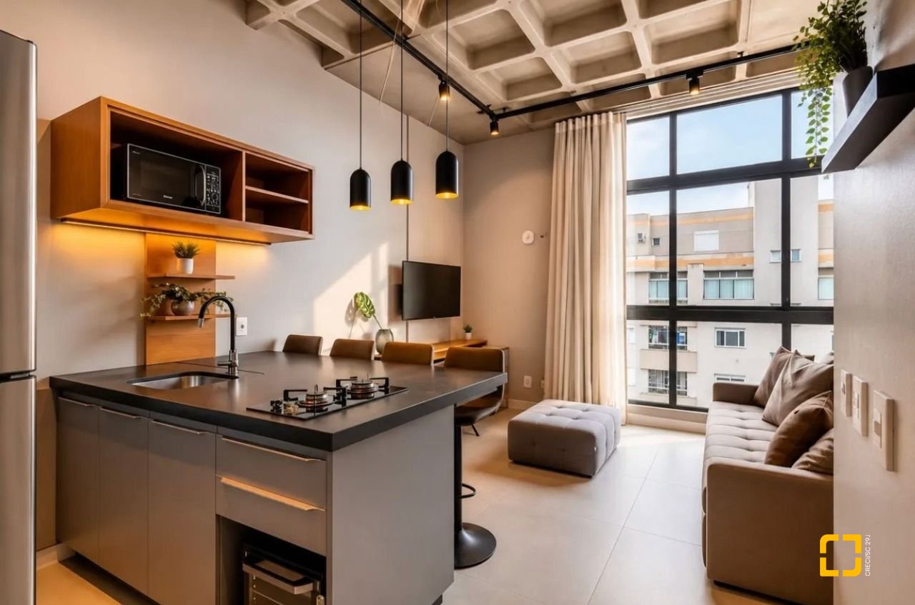 Studio com 34m², 1 quarto, 1 garagem, no bairro Canasvieiras em Florianópolis