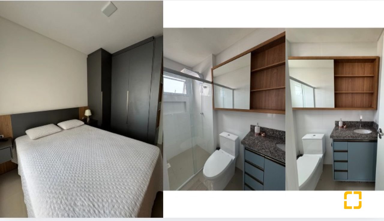 Apartamento com 83m², 3 quartos (sendo 2 suítes), 1 garagem, no bairro Praia Grande em Governador Celso Ramos