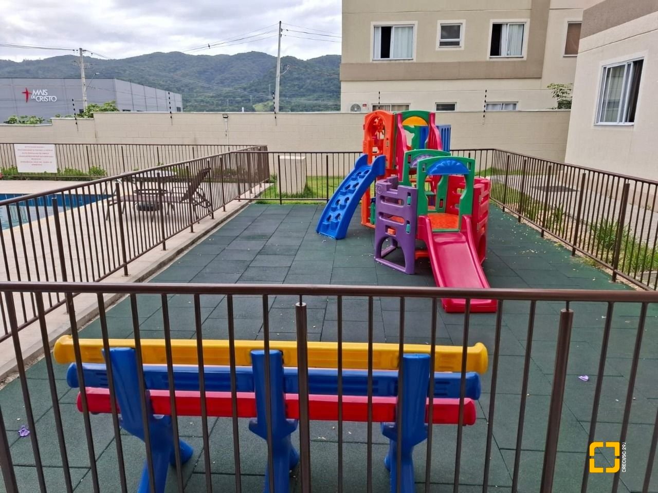 Apartamento com 43m², 2 quartos, 1 garagem, no bairro Bela Vista em Palhoça