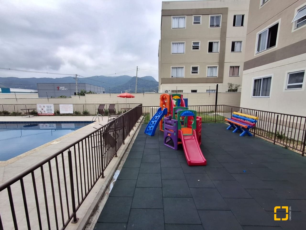 Apartamento com 43m², 2 quartos, 1 garagem, no bairro Bela Vista em Palhoça
