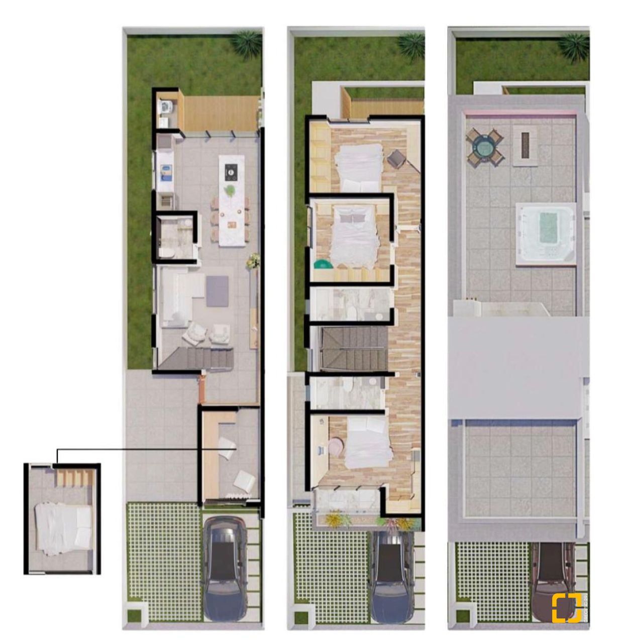 Casa com 176m², 5 quartos (sendo 1 suíte), 3 garagens, no bairro Campeche em Florianópolis