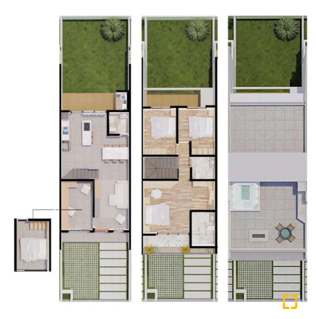 Casa com 173m², 5 quartos (sendo 1 suíte), 3 garagens, no bairro Campeche em Florianópolis