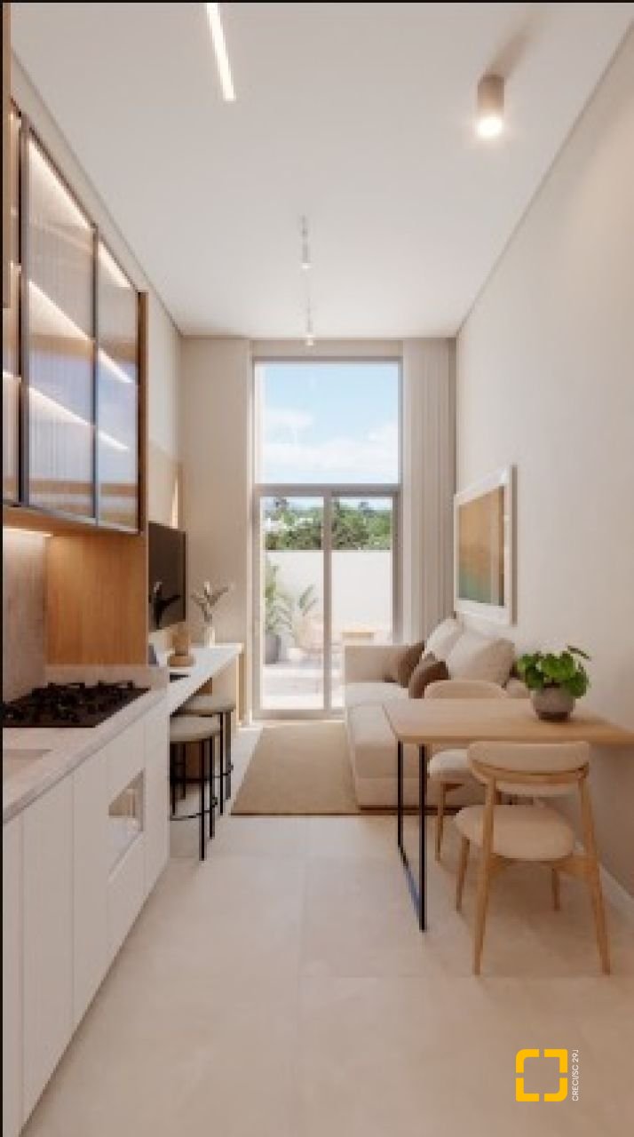 Apartamento com 33m², 1 quarto, no bairro Cachoeira do Bom Jesus em Florianópolis