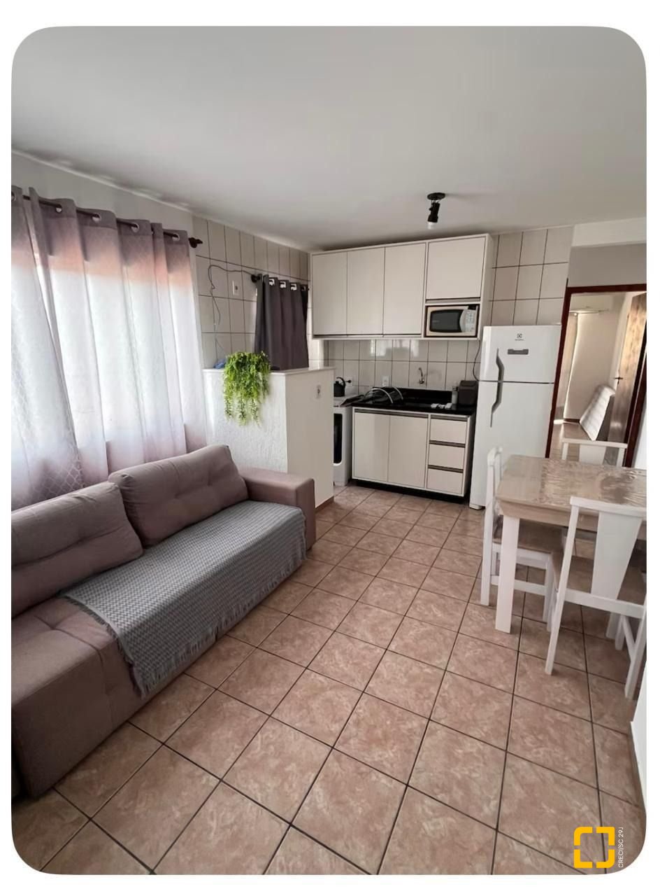 Apartamento com 52m², 1 quarto, 1 garagem, no bairro Canasvieiras em Florianópolis