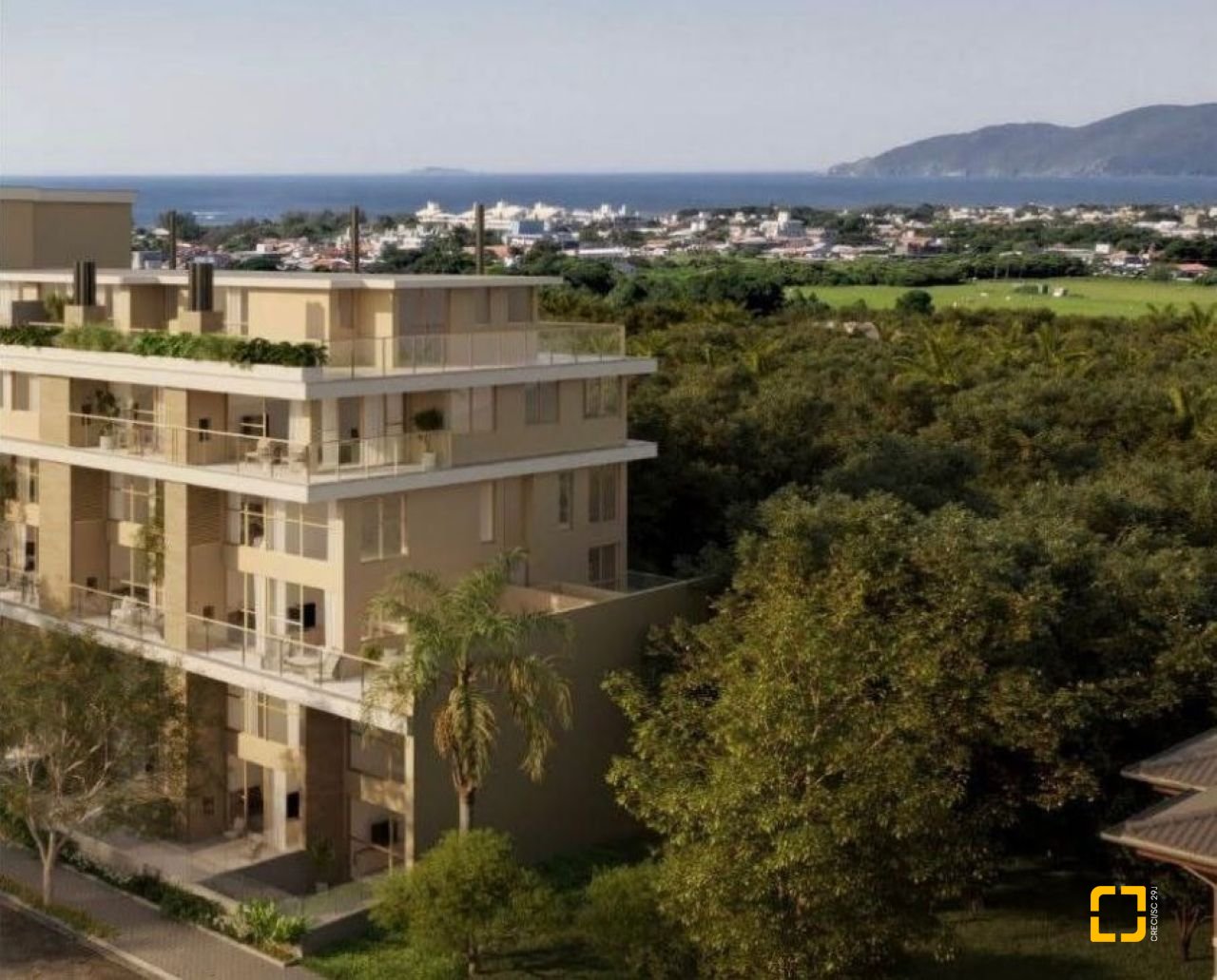 Loft com 64m², 2 quartos (sendo 1 suíte), 1 garagem, no bairro Campeche em Florianópolis