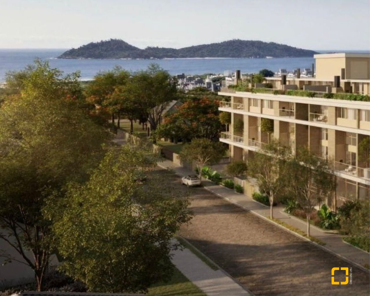 Loft com 64m², 2 quartos (sendo 1 suíte), 1 garagem, no bairro Campeche em Florianópolis