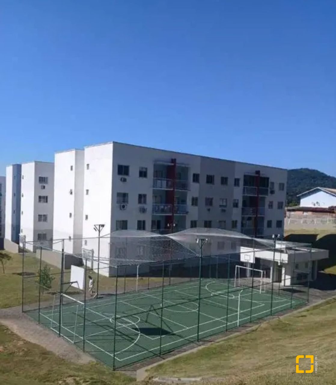 Apartamento com 52m², 2 quartos, 1 garagem, no bairro São Sebastião em Palhoça
