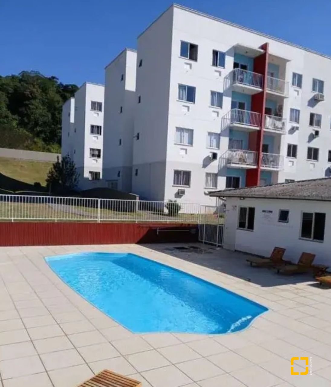 Apartamento com 52m², 2 quartos, 1 garagem, no bairro São Sebastião em Palhoça