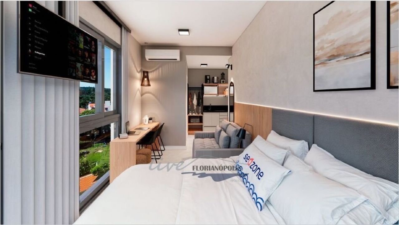 Studio com 23m², no bairro Cachoeira do Bom Jesus em Florianópolis