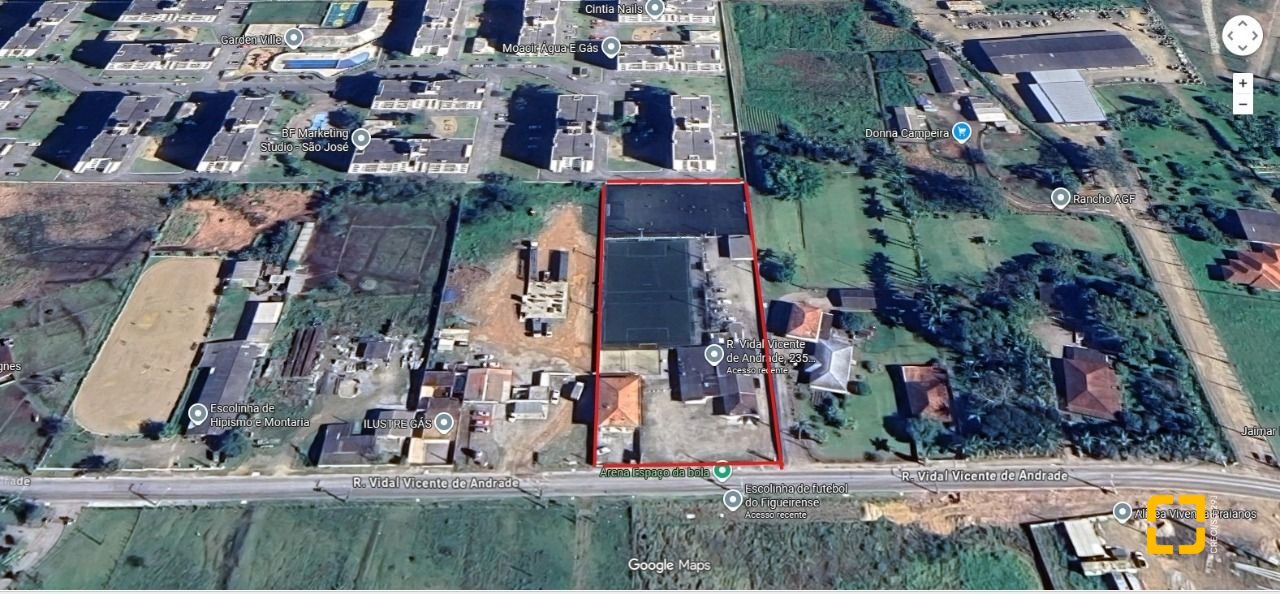 Terreno com 5275m², no bairro Forquilhas em Florianópolis