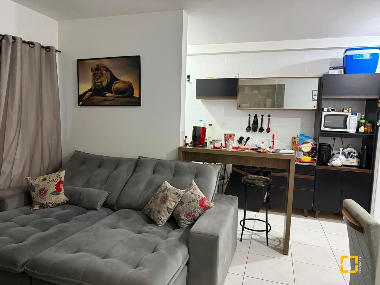 Apartamento com 56m², 2 quartos, 1 garagem, no bairro Aririu em Palhoça