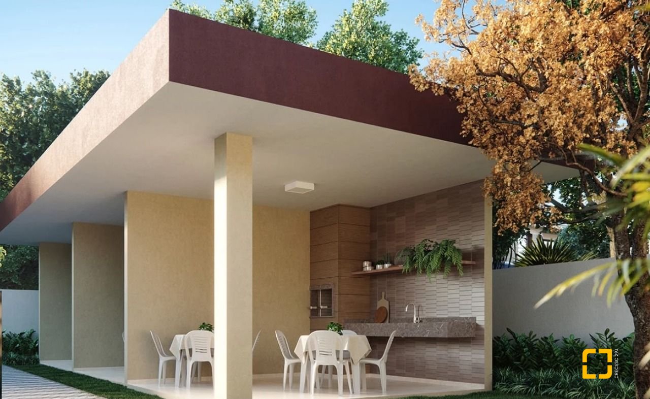 Apartamento com 56m², 2 quartos, 1 garagem, no bairro Aririu em Palhoça