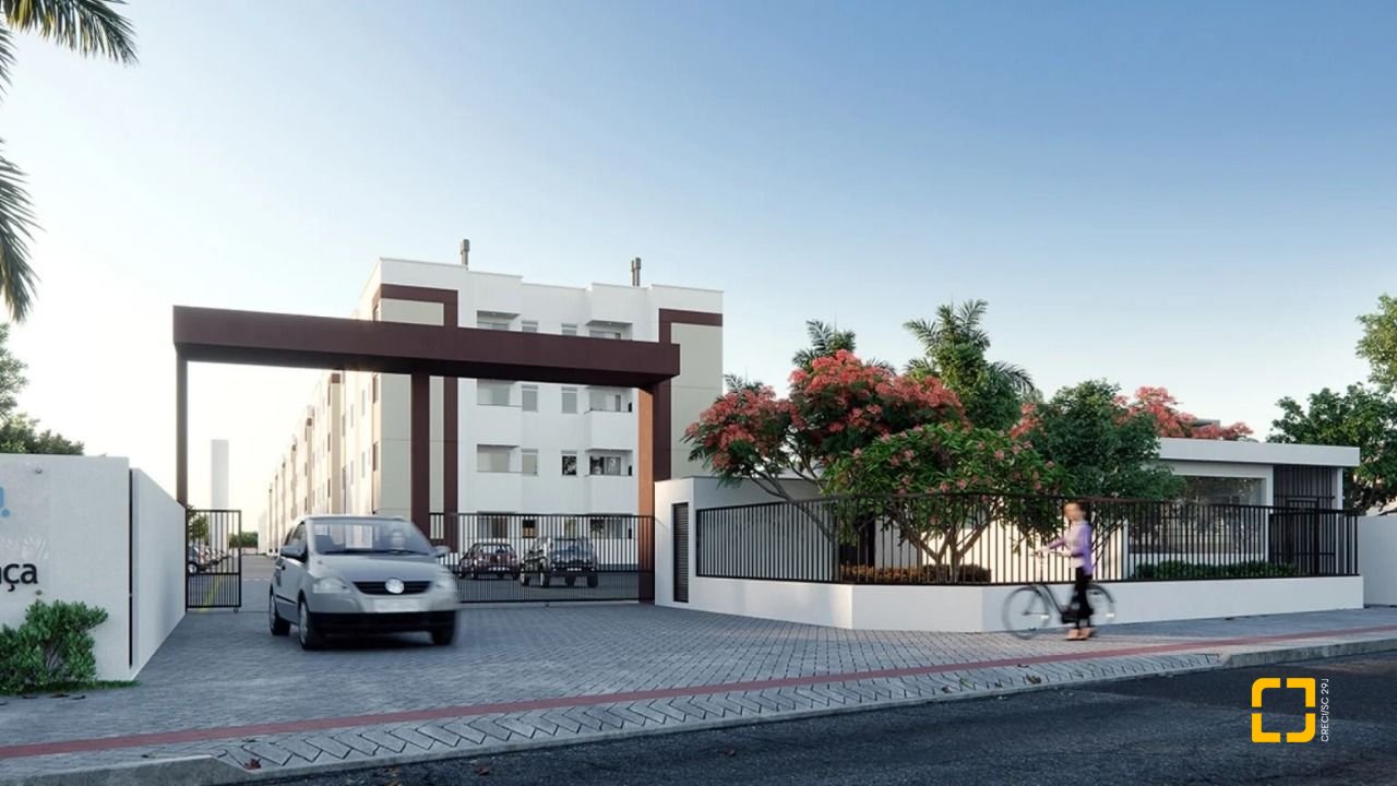 Apartamento com 56m², 2 quartos, 1 garagem, no bairro Aririu em Palhoça