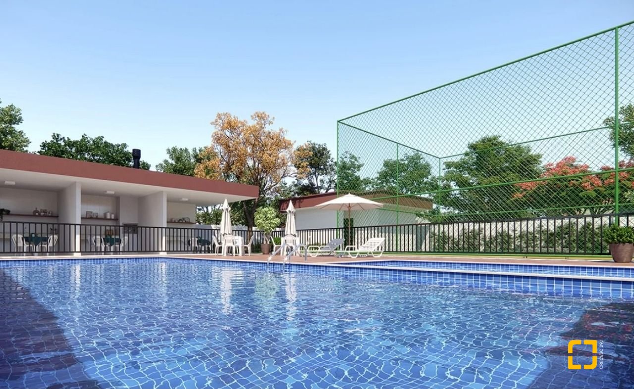 Apartamento com 56m², 2 quartos, 1 garagem, no bairro Aririu em Palhoça
