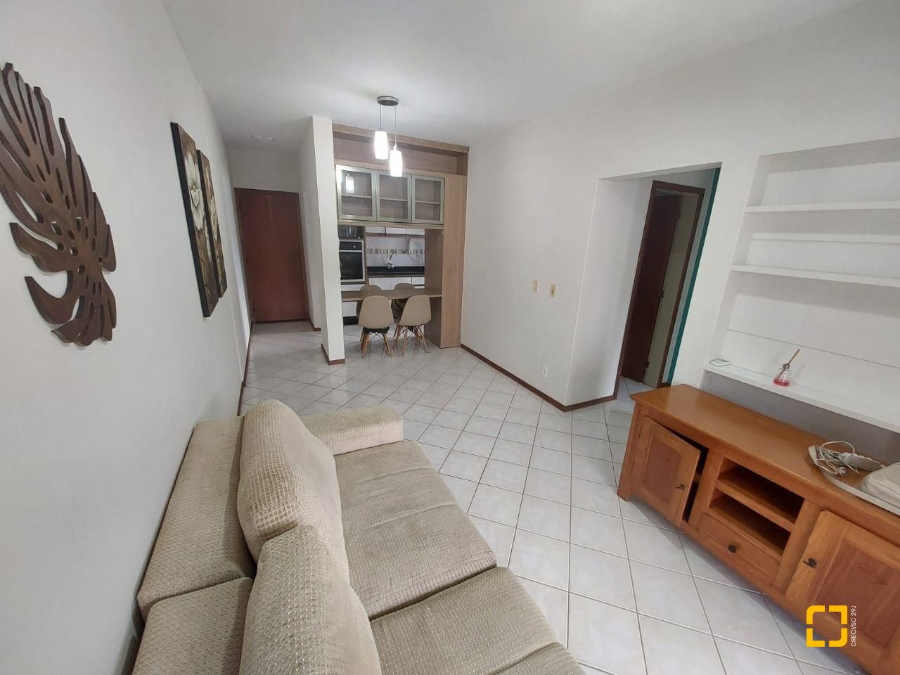 Apartamento com 74m², 3 quartos (sendo 1 suíte), 1 garagem, no bairro Itacorubi em Florianópolis