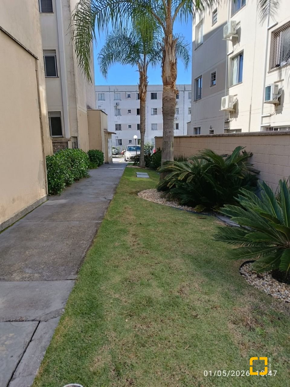 Apartamento com 48m², 2 quartos, 1 garagem, no bairro Roçado em São José