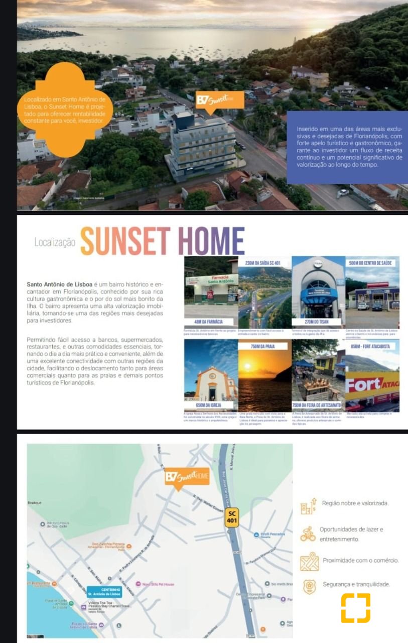 Apartamento com 37m², 1 quarto, no bairro Santo Antônio de Lisboa em Florianópolis