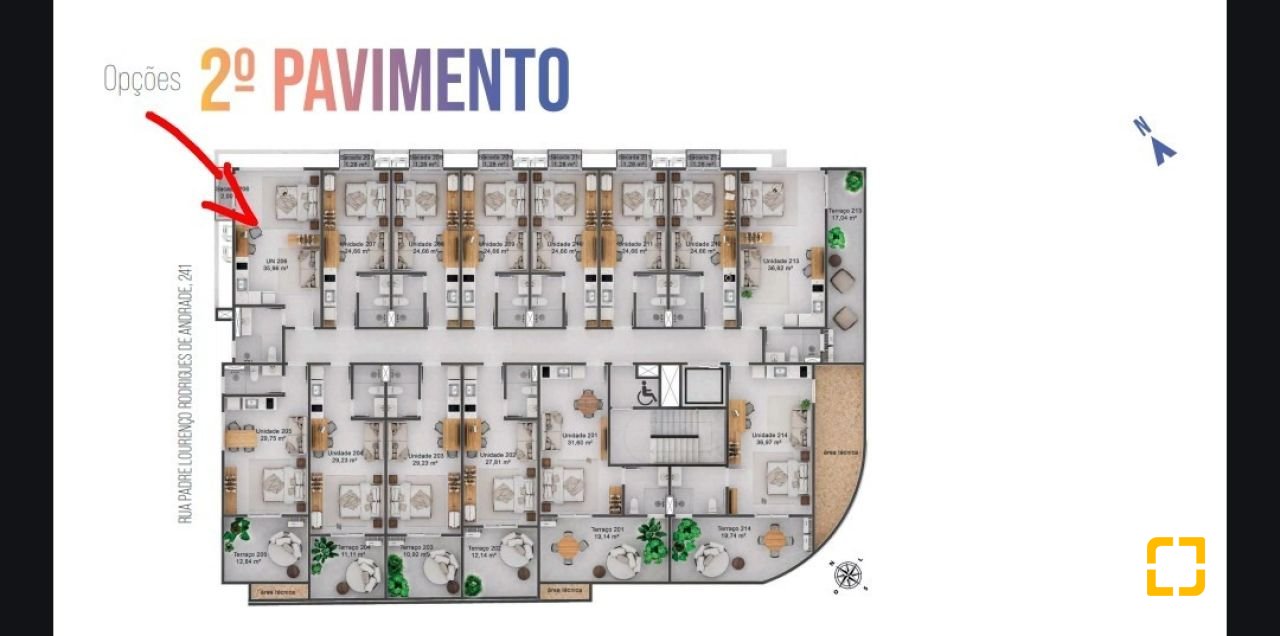 Apartamento com 37m², 1 quarto, no bairro Santo Antônio de Lisboa em Florianópolis
