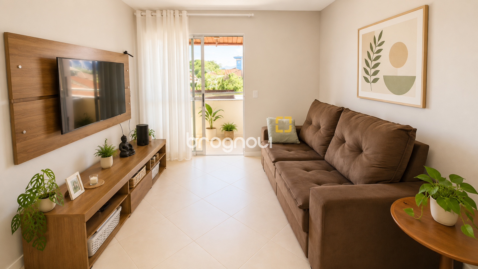 Apartamento com 73m², 2 quartos (sendo 1 suíte), 1 garagem, no bairro Carianos em Florianópolis
